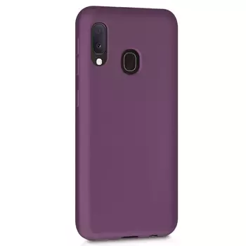 Microsonic Matte Silicone Samsung Galaxy M10s Kılıf Mor