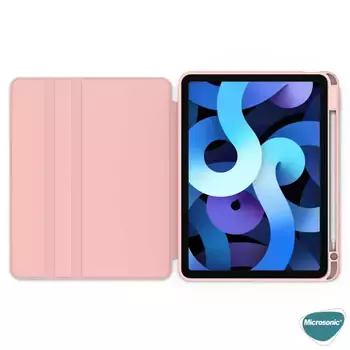 Microsonic Apple iPad 10.Nesil 10.9`` Kılıf (A2696-A2757-A2777) Regal Folio Pembe