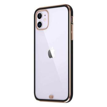 Microsonic Apple iPhone 12 Pro Max Kılıf Laser Plated Soft Siyah