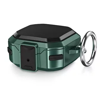 Microsonic Samsung Galaxy Buds Core Kılıf Darbeye Dayanıklı Sert Koruyucu + Askılık Yeşil