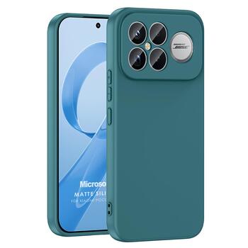 Microsonic Xiaomi Poco F8 Ultra Kılıf Groovy Soft Koyu Yeşil