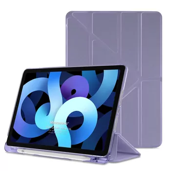 Microsonic Apple iPad Air 13 2025 Kılıf (A3268-A3269) Origami Pencil Lila