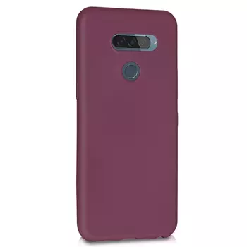 Microsonic Matte Silicone LG Q60 Kılıf Mor