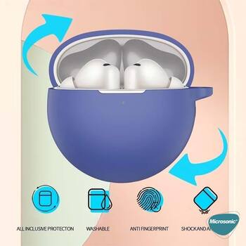 Microsonic Huawei FreeBuds 7i Mat Silikon Kılıf Siyah