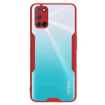 Microsonic Oppo A92 Kılıf Paradise Glow Kırmızı