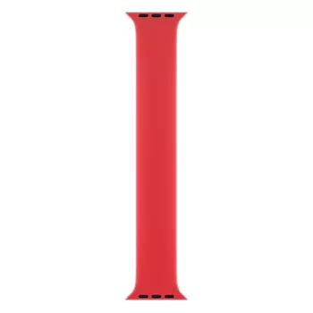 Microsonic Apple Watch Series 9 45mm Kordon, (Large Size, 170mm) New Solo Loop Kırmızı