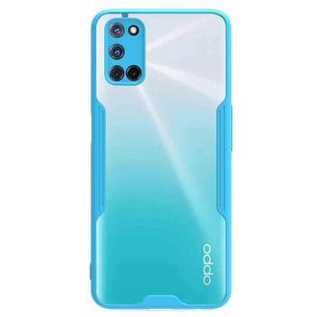 Microsonic Oppo A72 Kılıf Paradise Glow Turkuaz