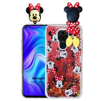 Microsonic Xiaomi Redmi Note 9 Kılıf Cute Cartoon Minnie Mouse