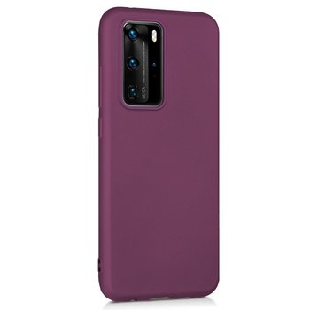 Microsonic Huawei P40 Pro Kılıf Matte Silicone Mor