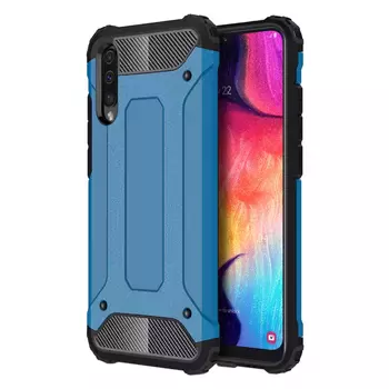 Microsonic Samsung Galaxy A50 Kılıf Rugged Armor Mavi