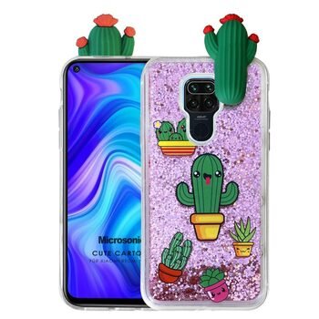 Microsonic Xiaomi Redmi Note 9 Kılıf Cute Cartoon Kaktüs