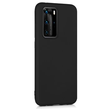 Microsonic Huawei P40 Pro Kılıf Matte Silicone Siyah