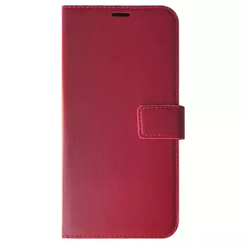 Microsonic Vivo Y36 Kılıf Delux Leather Wallet Kırmızı