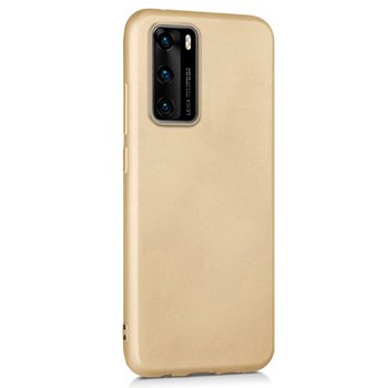 Microsonic Huawei P40 Kılıf Matte Silicone Gold