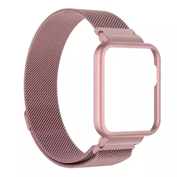 Microsonic Xiaomi Poco Watch Milanese Loop Kordon Pembe