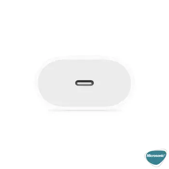 Microsonic Apple iPhone 17 USB-C Güç Adaptörü, Type-C Priz Şarj Cihazı Adaptörü