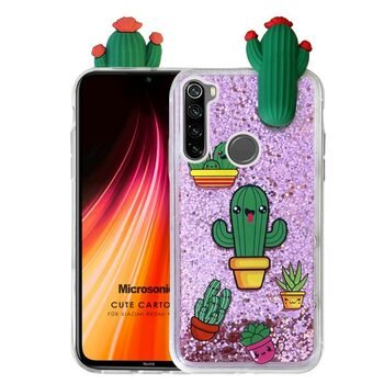 Microsonic Xiaomi Redmi Note 8 Kılıf Cute Cartoon Kaktüs