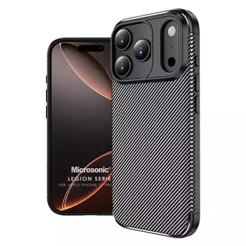 Microsonic Apple iPhone 17 Pro Max Kılıf Legion Series Siyah