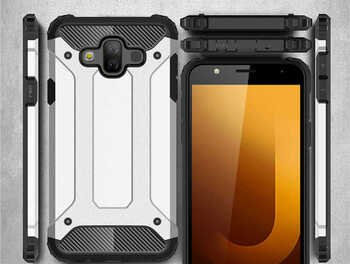 Caseup Samsung Galaxy J7 Duo Kılıf Tank Gümüş