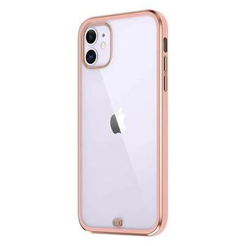 Microsonic Apple iPhone 12 Mini Kılıf Laser Plated Soft Pembe