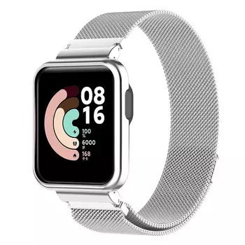 Microsonic Xiaomi Poco Watch Milanese Loop Kordon Gümüş