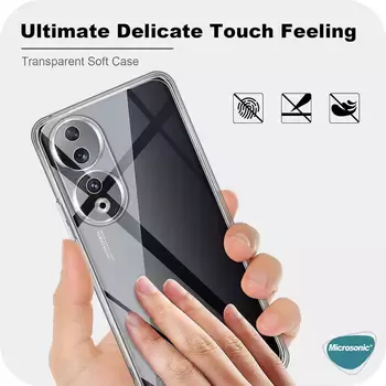 Microsonic Honor 90 Kılıf Transparent Soft Şeffaf