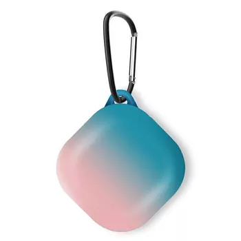 Microsonic Samsung Galaxy Buds Core Kılıf Degrade Rubber Mavi Pembe