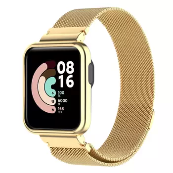 Microsonic Xiaomi Poco Watch Milanese Loop Kordon Gold