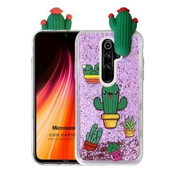 Microsonic Xiaomi Redmi Note 8 Pro Kılıf Cute Cartoon Kaktüs