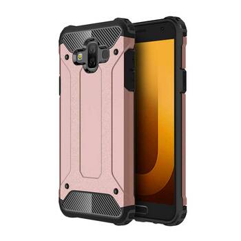 Caseup Samsung Galaxy J7 Duo Kılıf Tank Rose Gold