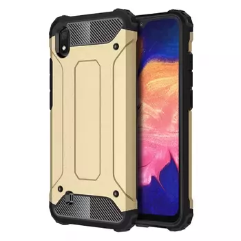 Microsonic Samsung Galaxy A10 Kılıf Rugged Armor Gold