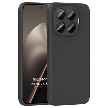 Microsonic Xiaomi 15T Pro Kılıf Groovy Soft Siyah