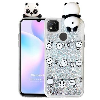 Microsonic Xiaomi Redmi 9C Kılıf Cute Cartoon Panda