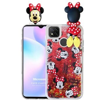 Microsonic Xiaomi Redmi 9C Kılıf Cute Cartoon Minnie Mouse