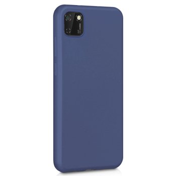 Microsonic Huawei Y5P Kılıf Matte Silicone Lacivert