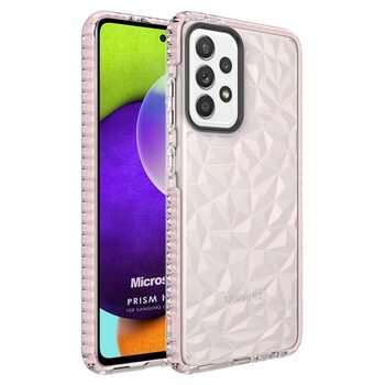 Microsonic Samsung Galaxy A52 Kılıf Prism Hybrid Pembe