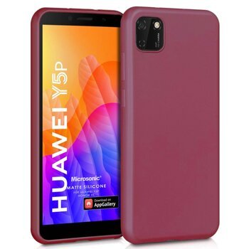 Microsonic Huawei Y5P Kılıf Matte Silicone Mor