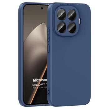 Microsonic Xiaomi 15T Pro Kılıf Groovy Soft Lacivert