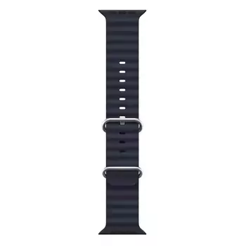 Microsonic Apple Watch Series 7 45mm Kordon Ocean Band Lacivert