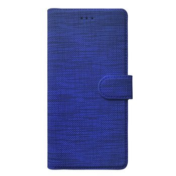 Microsonic General Mobile GM 22 Kılıf Fabric Book Wallet Lacivert