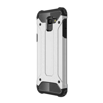 Caseup Samsung Galaxy J6 Kılıf Tank Gümüş