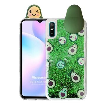 Microsonic Xiaomi Redmi 9A Kılıf Cute Cartoon Avakado