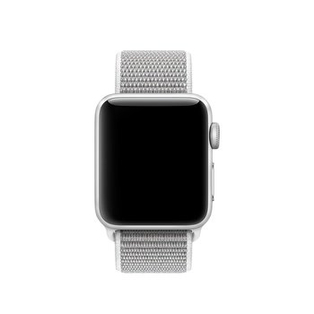 Microsonic Apple Watch 3 42mm Nylon Loop Kordon Beyaz