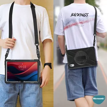 Microsonic Lenovo Tab M11 Kılıf Heavy Defender Siyah