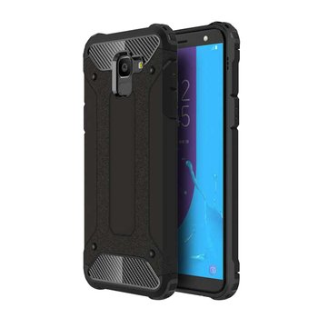 Caseup Samsung Galaxy J6 Kılıf Tank Siyah