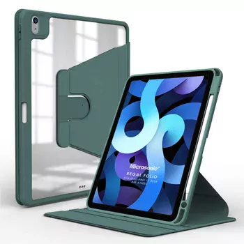 Microsonic Apple iPad Air 11 2025 Kılıf (A3266-A3267) Regal Folio Koyu Yeşil
