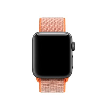 Microsonic Apple Watch 3 42mm Nylon Loop Kordon Turuncu