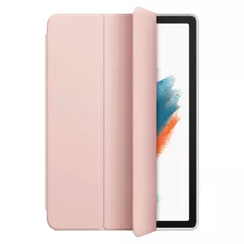 Microsonic Samsung Galaxy Tab A8 X200 Kılıf Slim Translucent Back Smart Cover Rose Gold