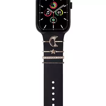 Microsonic Apple Watch 4 40mm Kordon Aksesuarı Crescent and Star Charm