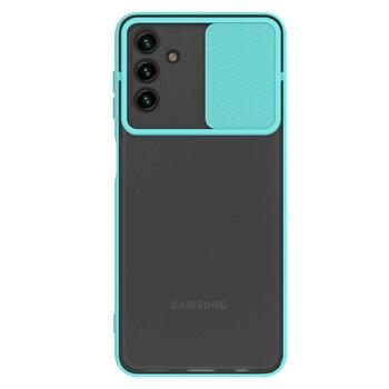 Microsonic Samsung Galaxy A13 Kılıf Slide Camera Lens Protection Turkuaz